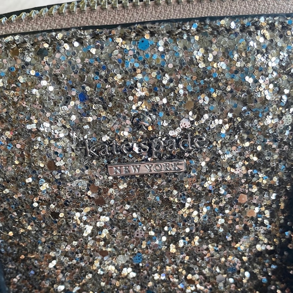 *SOLD* Kate Spade Laurel Way Brown Glitter Mini Reiley Bag ✨NEVER USED✨ - Picture 7 of 7